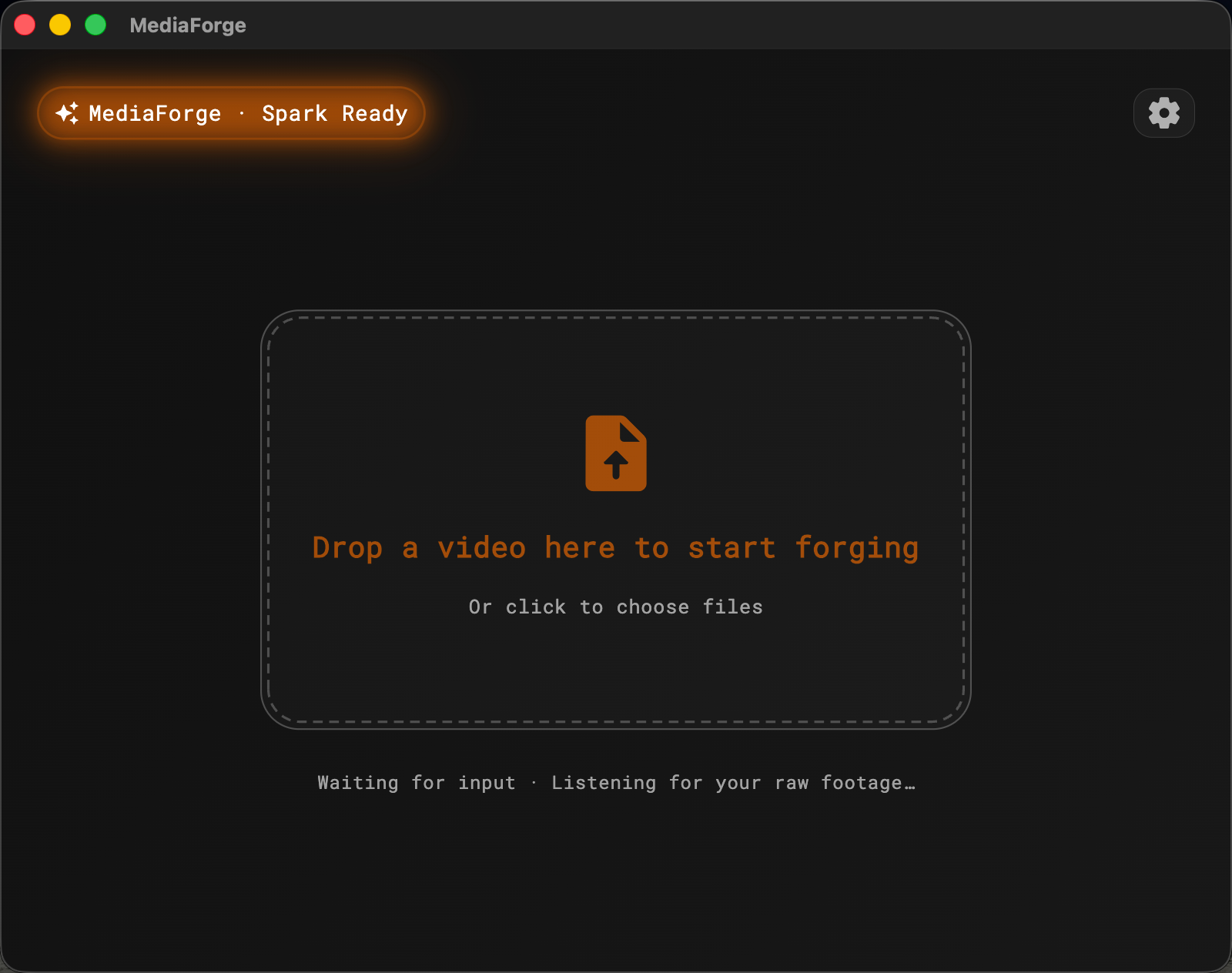 MediaForge app preview